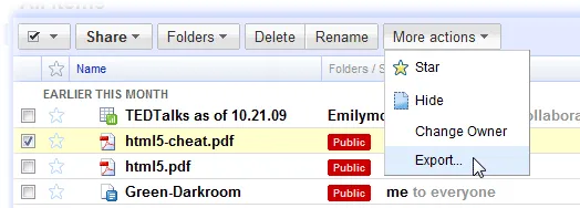 export google docs export google docs