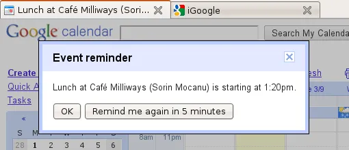popup reminders popup reminders