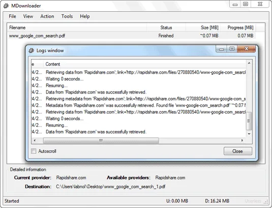 rapidshare download manager rapidshare download manager