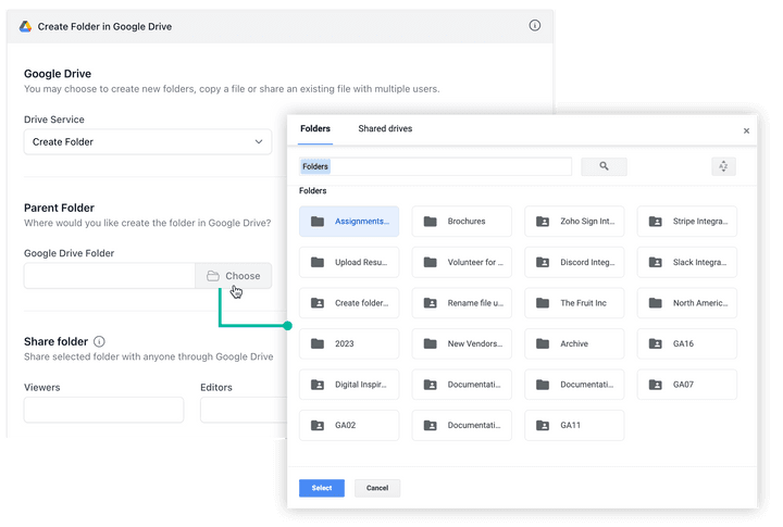 Google Drive Folders