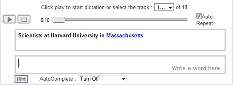 listen typing listen typing