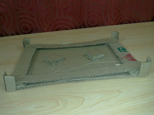 Laptop Stand Made of Cardboard