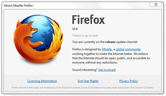 Firefox 10