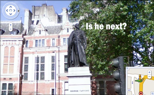 Statue at Parliament Square