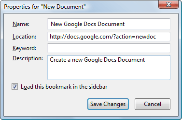 google docs sidebar