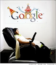 google employees relax