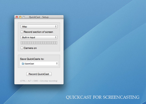Screencasting App for Mac