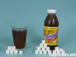 sugar in snapple drink