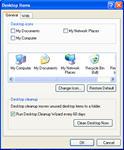 B: Change Desktop Icons in Windows XP