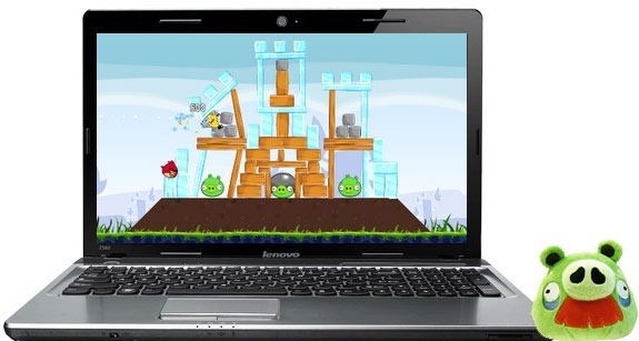 angry birds on computer