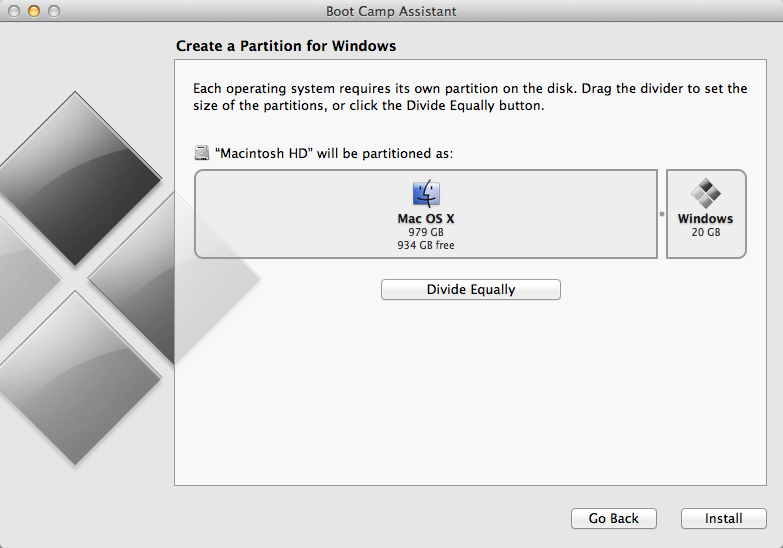  Create Windows 8 Partition on Mac