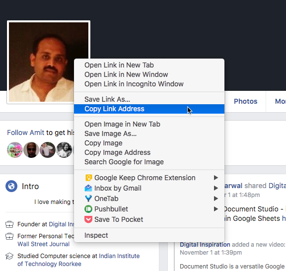 Facebook profile How to