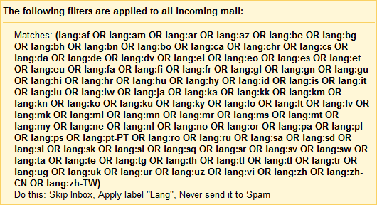gmail language filter