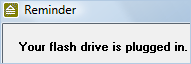 flash drive reminder