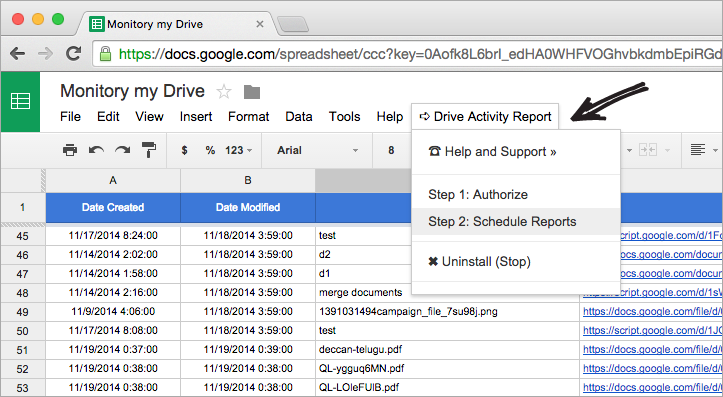 Google Drive Monitor