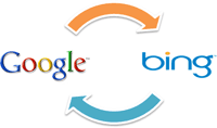 Switch between Google and Bing