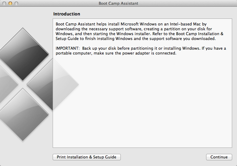 Install Windows 8 on Mac with Bootcamp