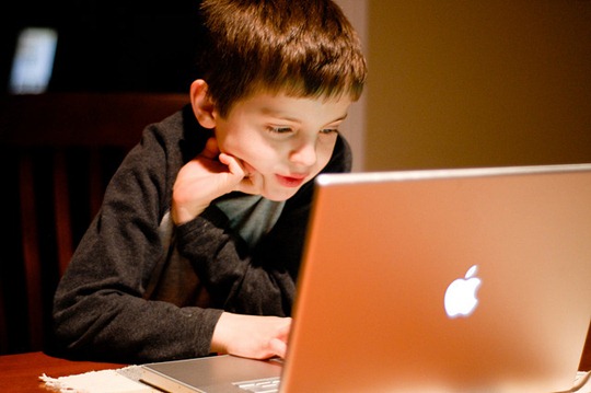 Kids Using Computer