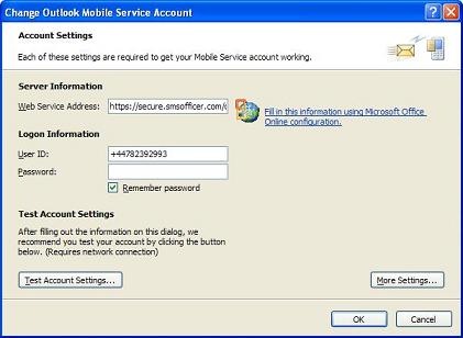 outlook free sms
