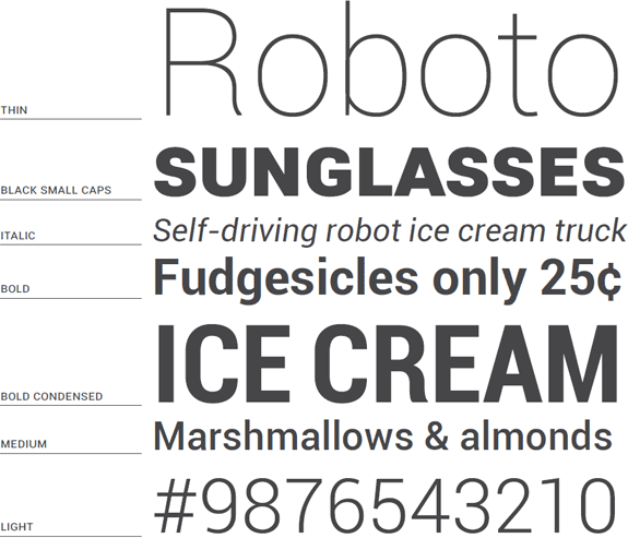 Download Roboto Font that Google Made for Android Digital Inspiration