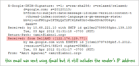 senders ip address in gmail