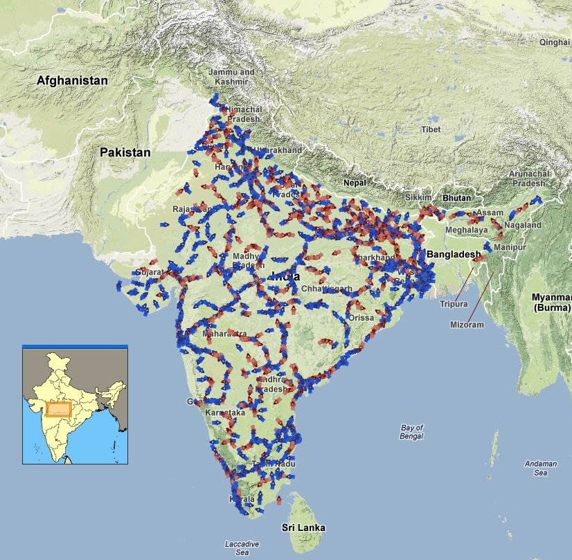 Indian Trains Location