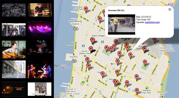 video search by location