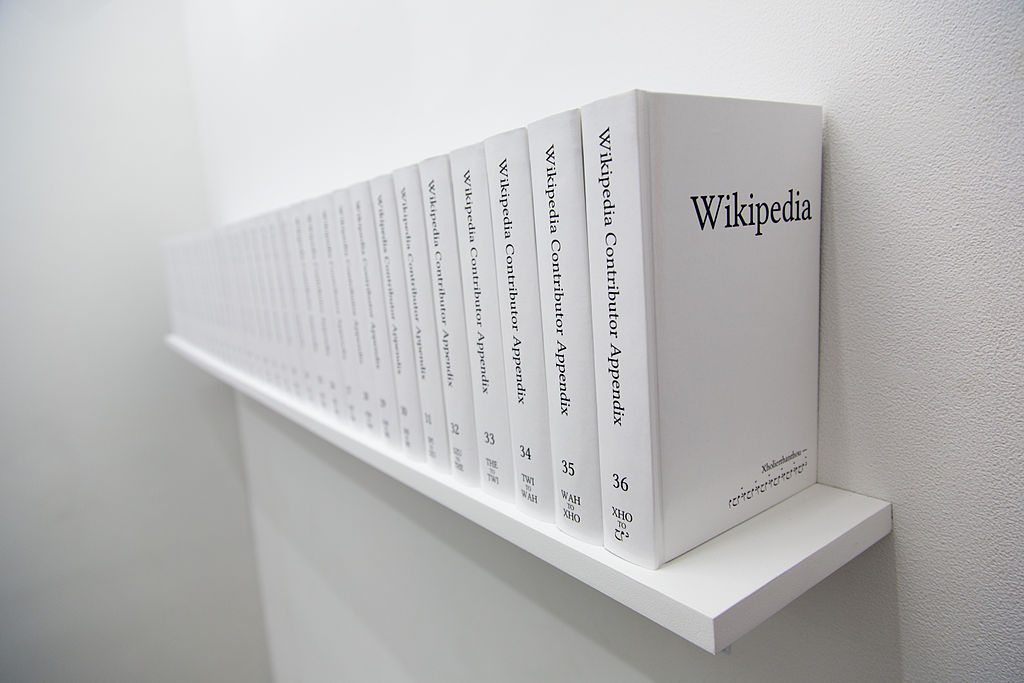 wikipedia printed books