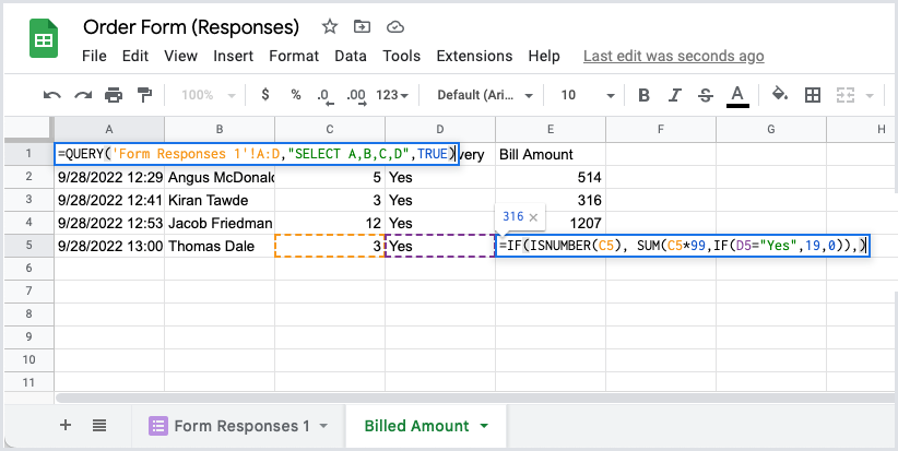 Query Function for Google Sheets