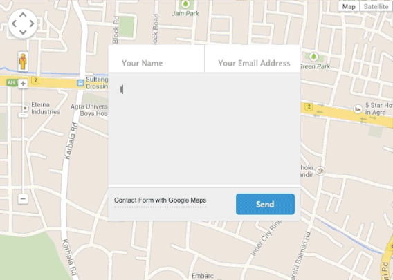 Contact Form with Google Maps