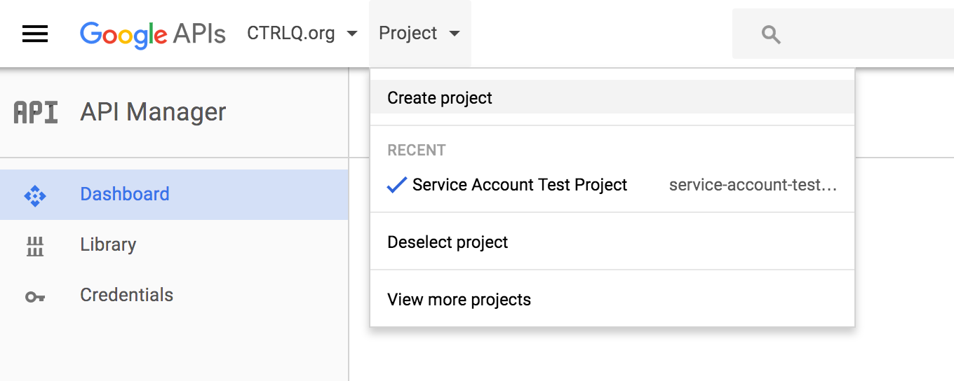 Create Google Cloud Project