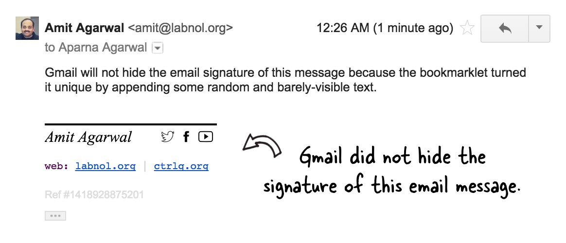 Gmail Signature