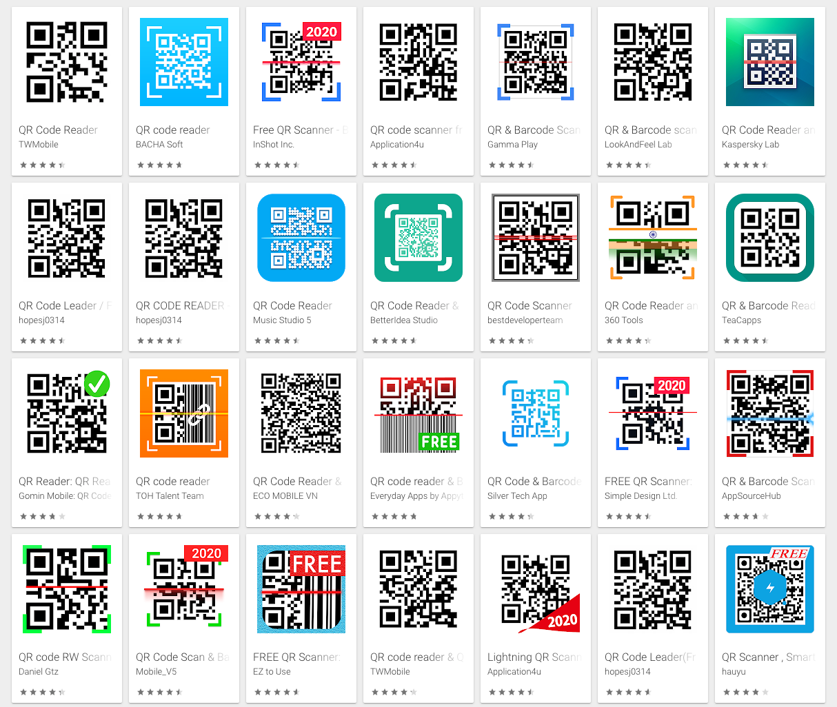 Scan QR Codes with Google