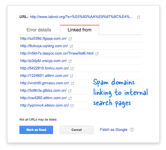 External Domains blocked with robots.txt