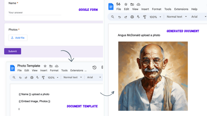 Embed Image in Google Document