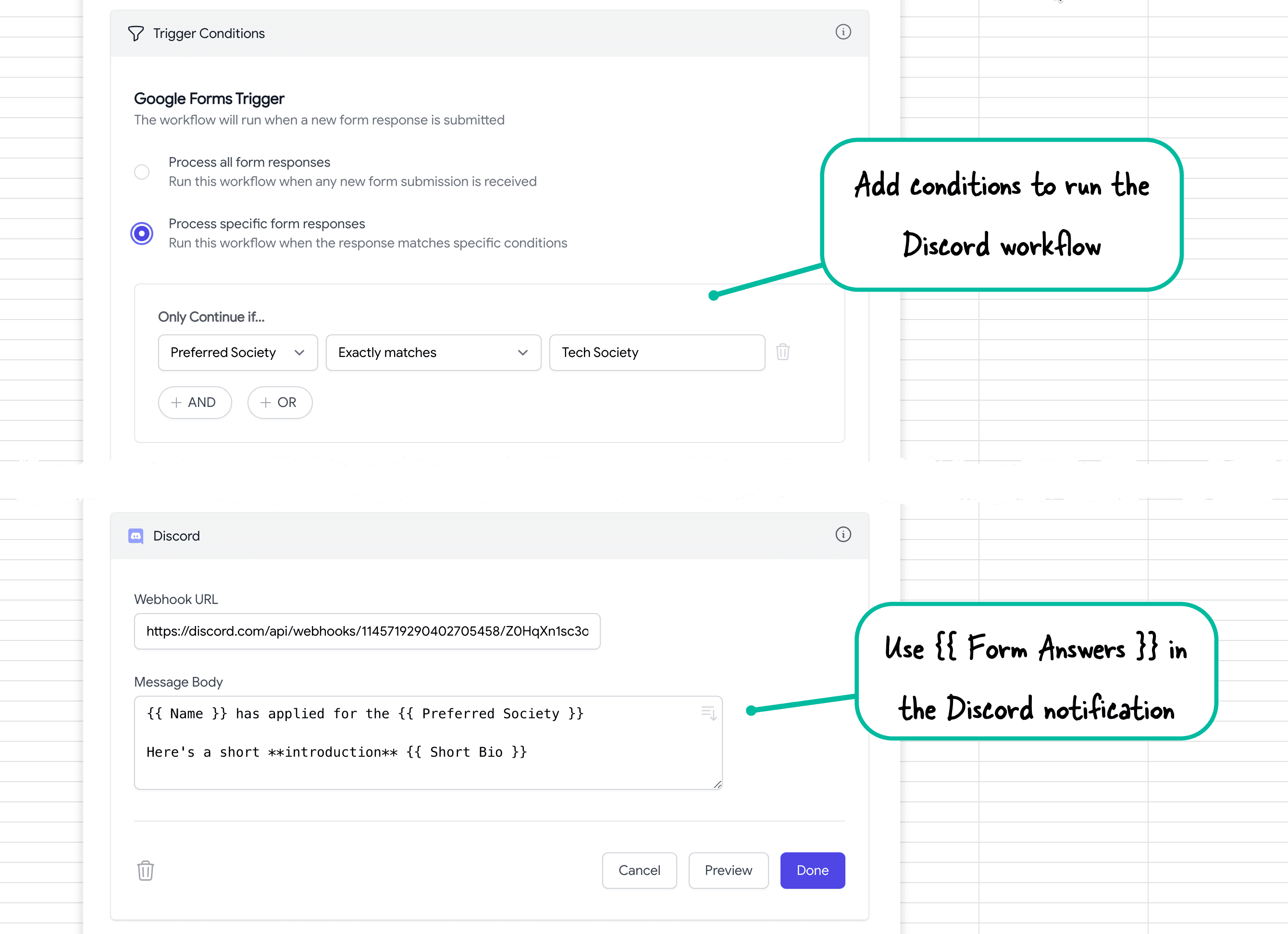 Post Google Form Responses to Discord with Document Studio - Digital  Inspiration